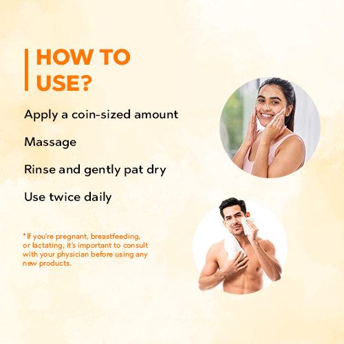 Vitamin C + E Face Wash – Super Bright & Radiant Skin