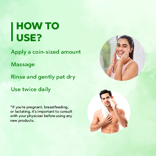 Tea Tree Face Wash with Glycolic Acid – 60g | Cures Acne & Pimples | Controls Excess Oil | Anti-Dullness