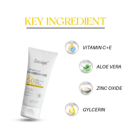 Vitamin C + E Face Wash – Super Bright & Radiant Skin-100g&Vitamin C+E Sunscreen SPF 50 PA++++ – 60g