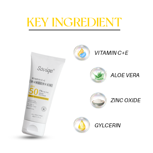 Rice Water & 02% Niacinamide Face Wash – 100g & Vitamin C+E Sunscreen SPF 50 PA++++ – 60g